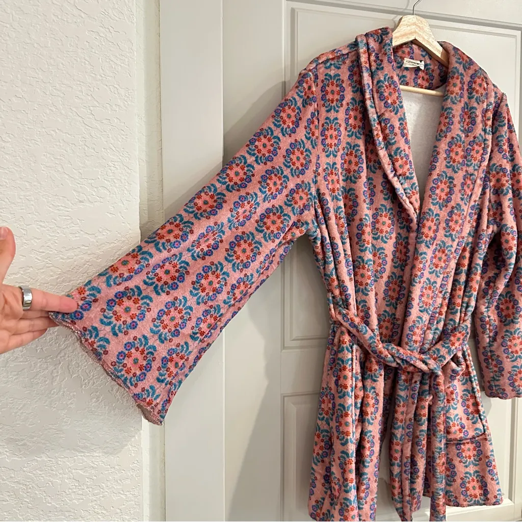 Natural Life Cozy Blanket Kimono Robe Size Small - Image 3