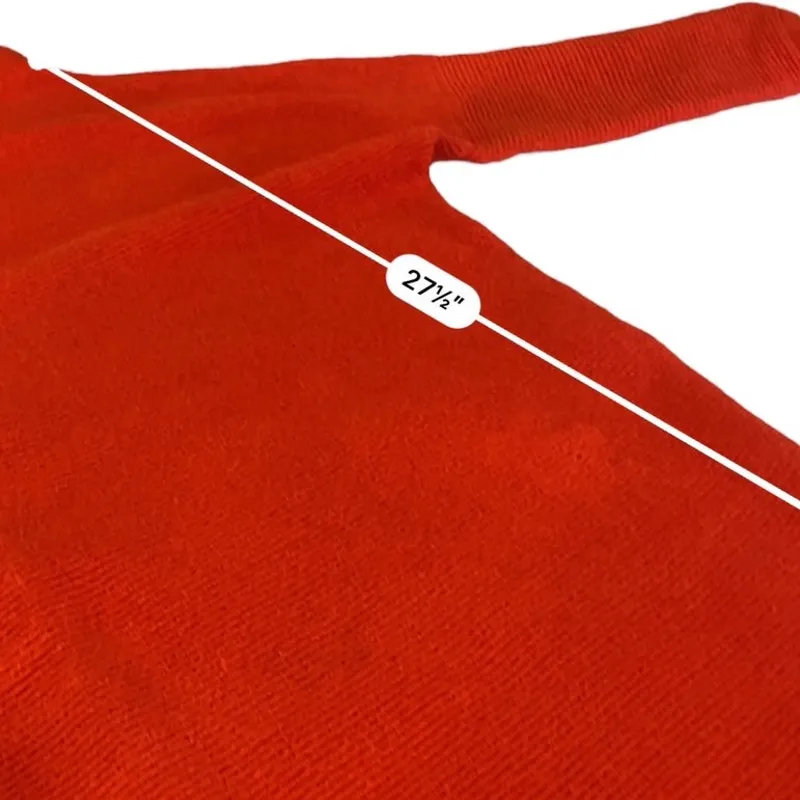 Free People OTTOMAN Slouchy tunic sweater in Red Cowl Neck Size SMALL - Image 6