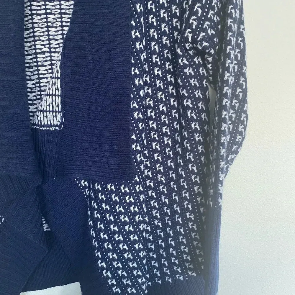 💕ROMEO AND JULIET COUTURE💕 blue white open cardigan - Image 7