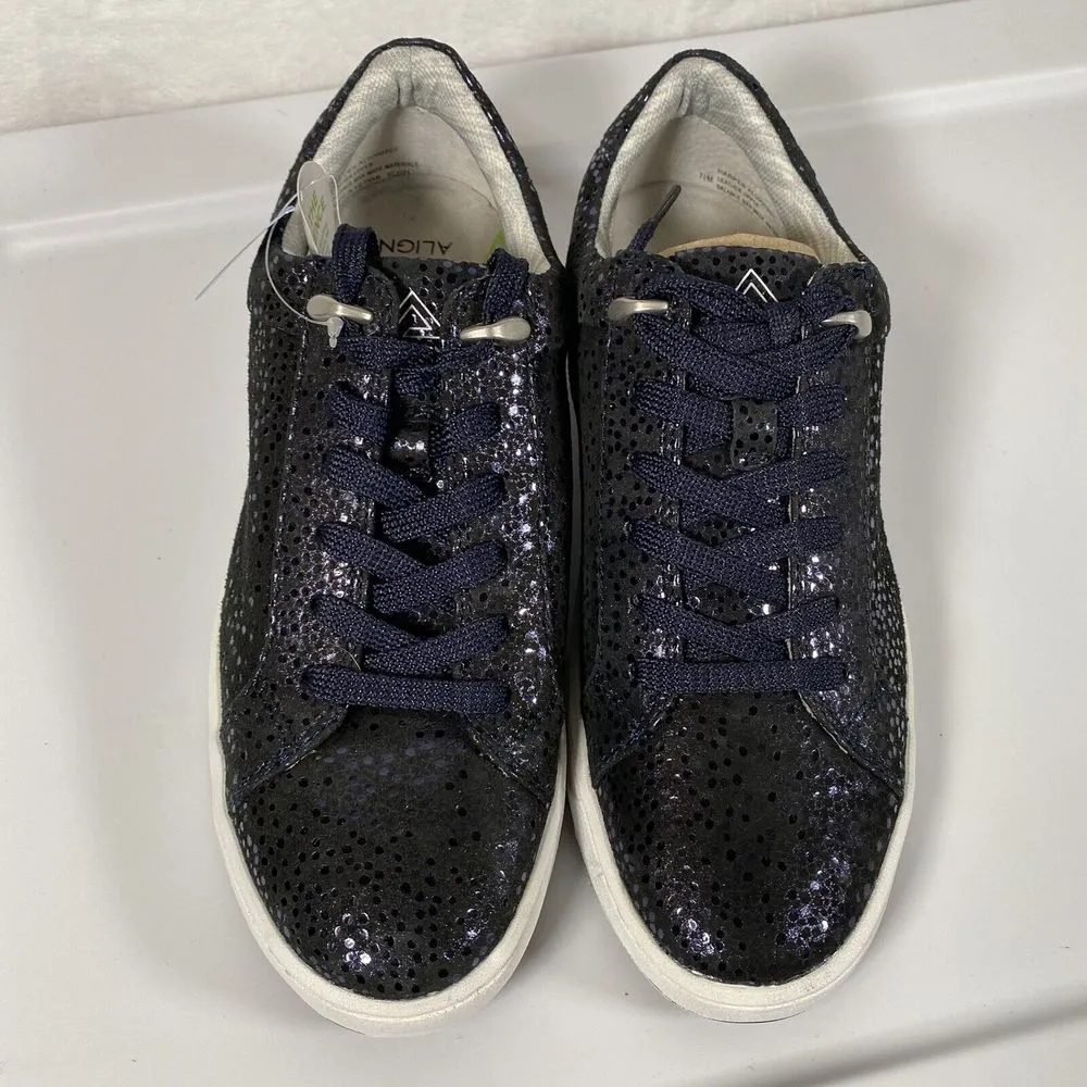 Nurse Mates Womens Align Harper Sneaker Moonlight Size 8 medium sparkle - Image 3