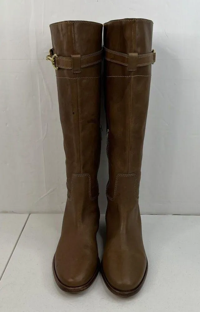 Coach Size 7 Boots Laguna Leather Knee High Tall Horse Riding Equestrian Women's - Image 6