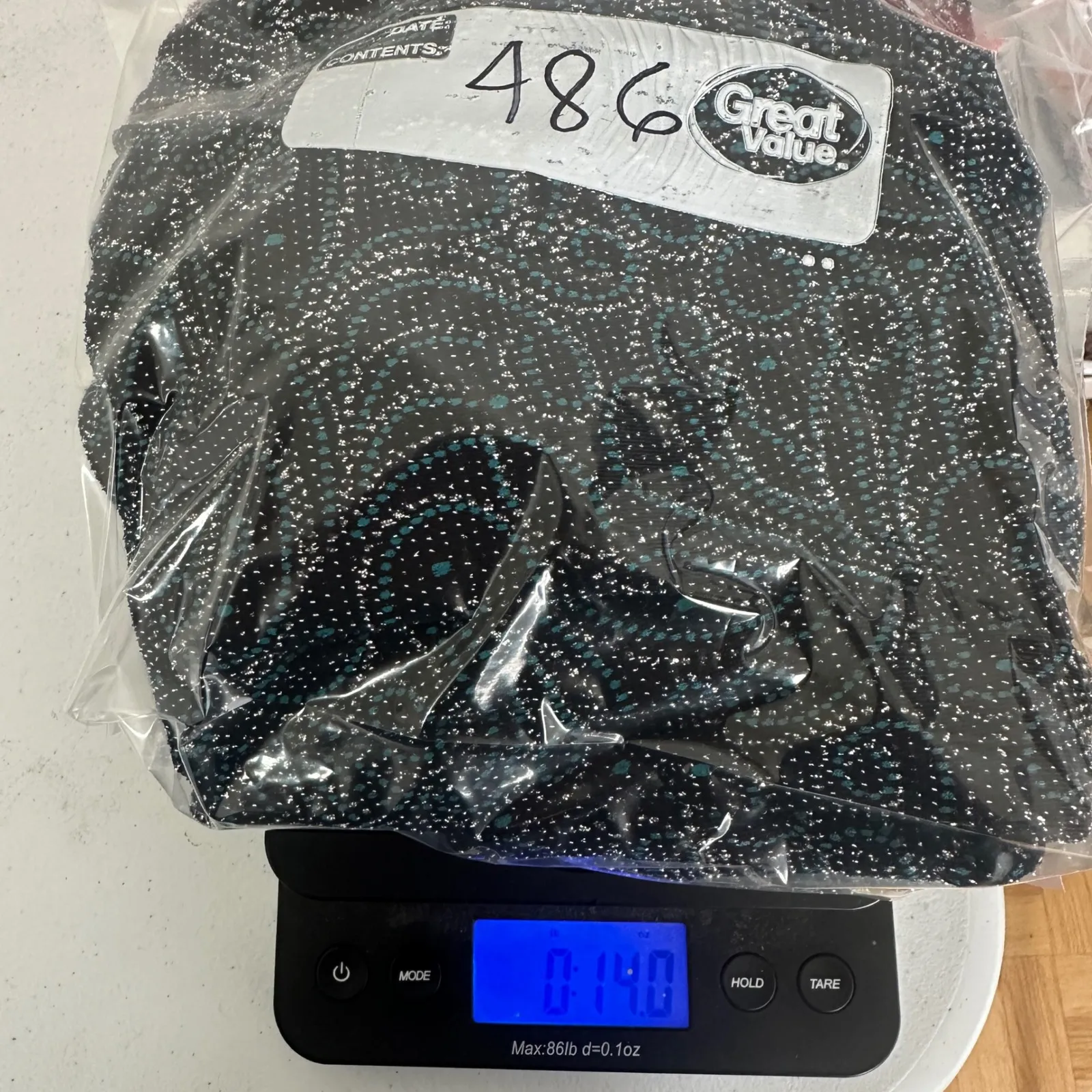 Alex Evenings Women's‎ XL Open Front Cardigan Blazer Sparkle Black Teal Paisley - Image 12