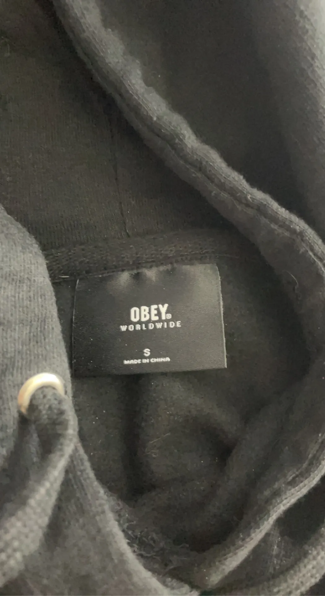 Obey Black Hoodie - Image 4
