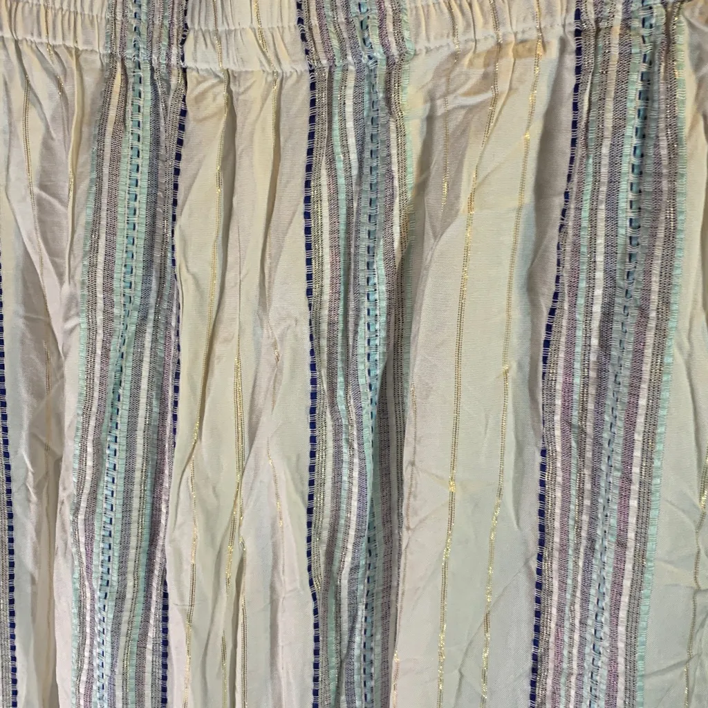 NWT Krazy Kat Lined Striped Pants Size L - Image 2