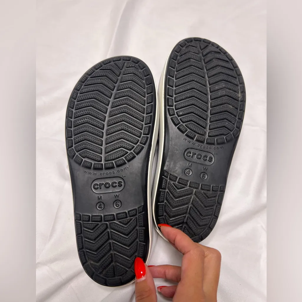 CROCS Black Slide Sandals - Image 8