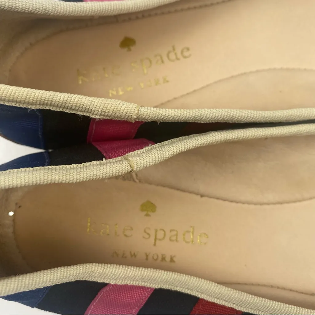 Kate Spade casual summer flat, fun summer muti stripe! - Image 7
