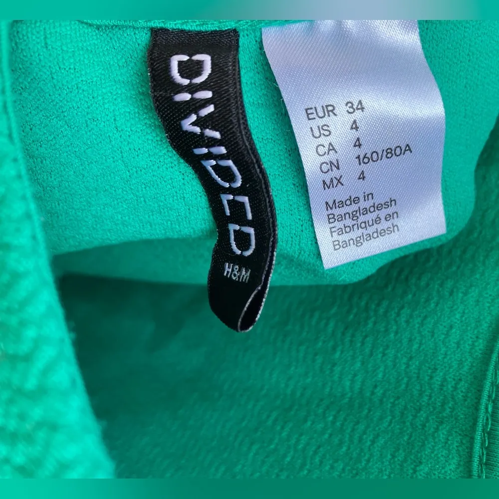 H&M Green Sleeveless Flowy Skirt Mini Dress Size 4 - Image 11