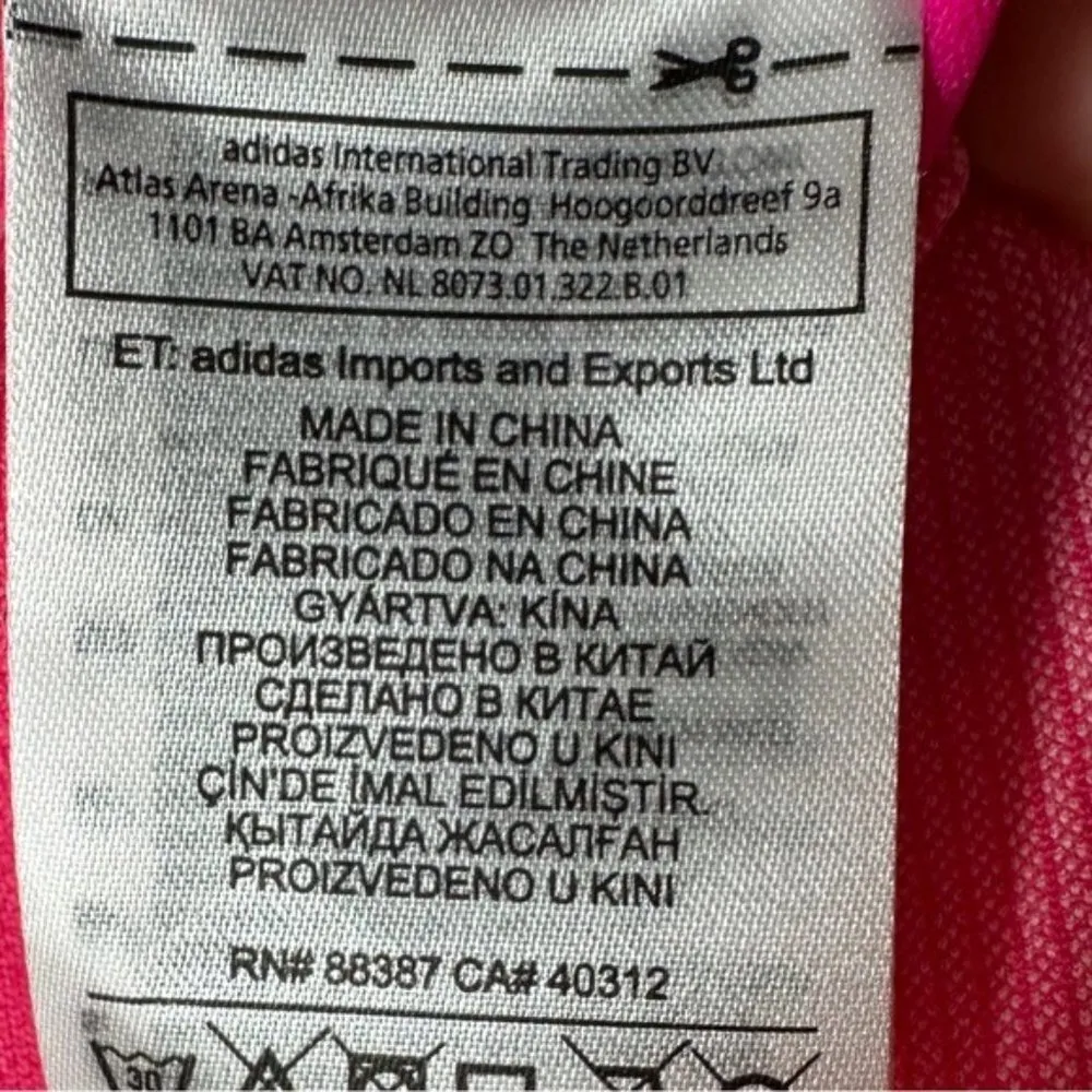 Adidas x Stella McCartney Pink Seamless Tank Top Small - Image 11