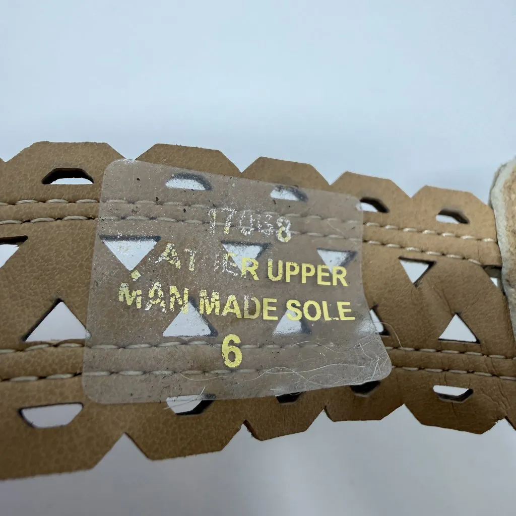 Barbara Barbieri Leather Open Toe Sandal Heels Womens 6 White Anthropologie NWOT - Image 11