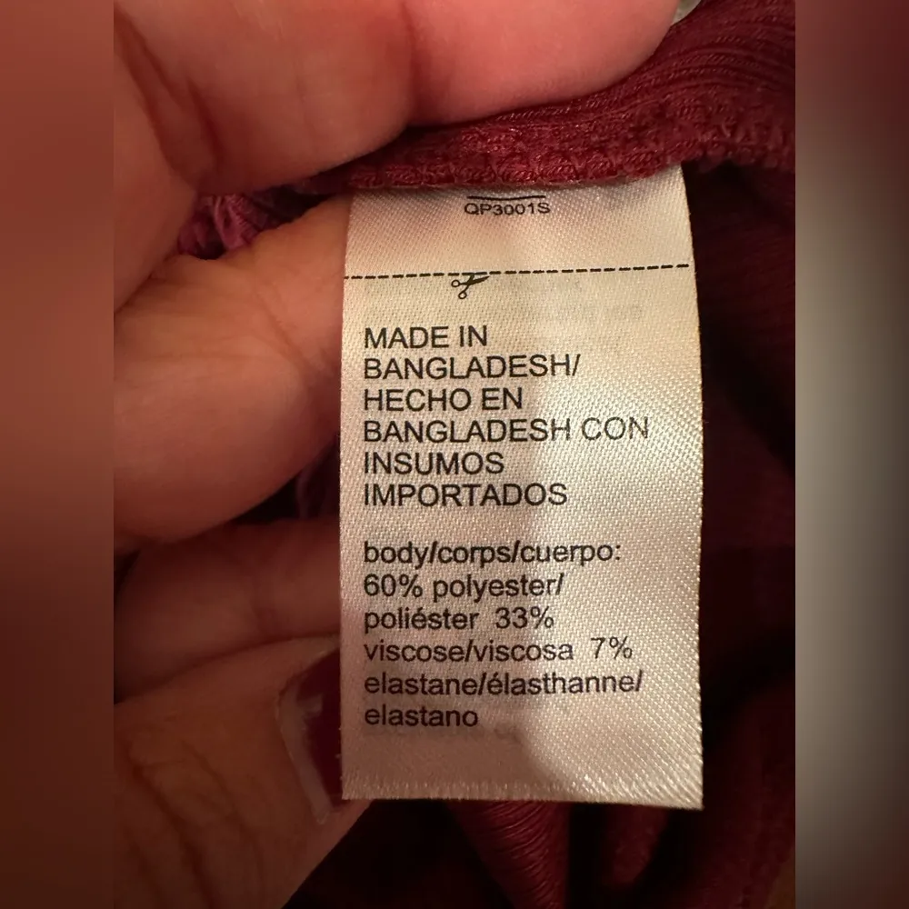 EUC Calvin Klein Red and White sleepwear Track Pants set with Bold Plaid Pattern - Image 7