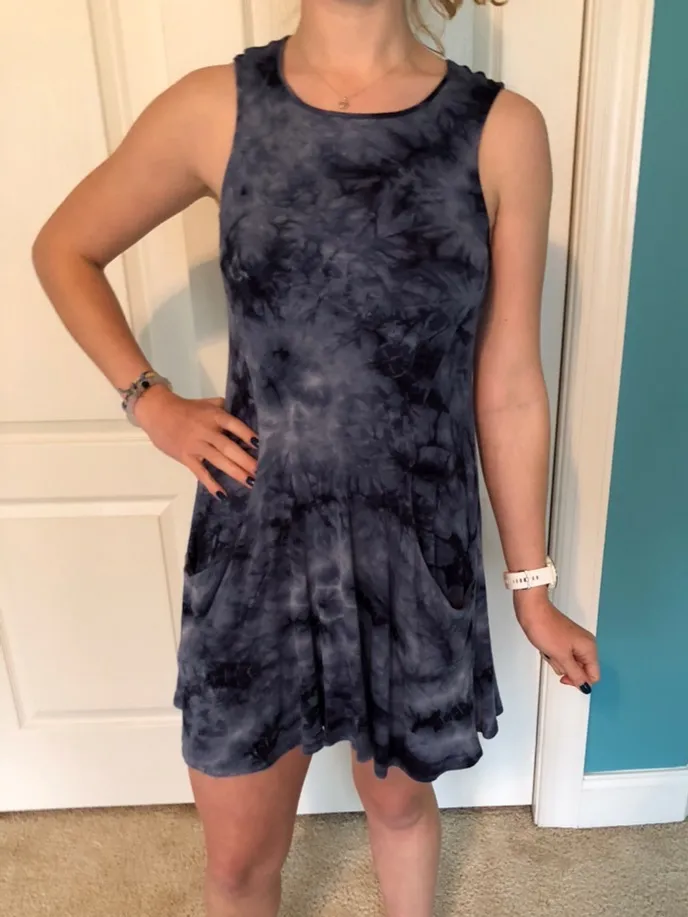 Francesca's TIE DYE SHIFT DRESS - Image 3
