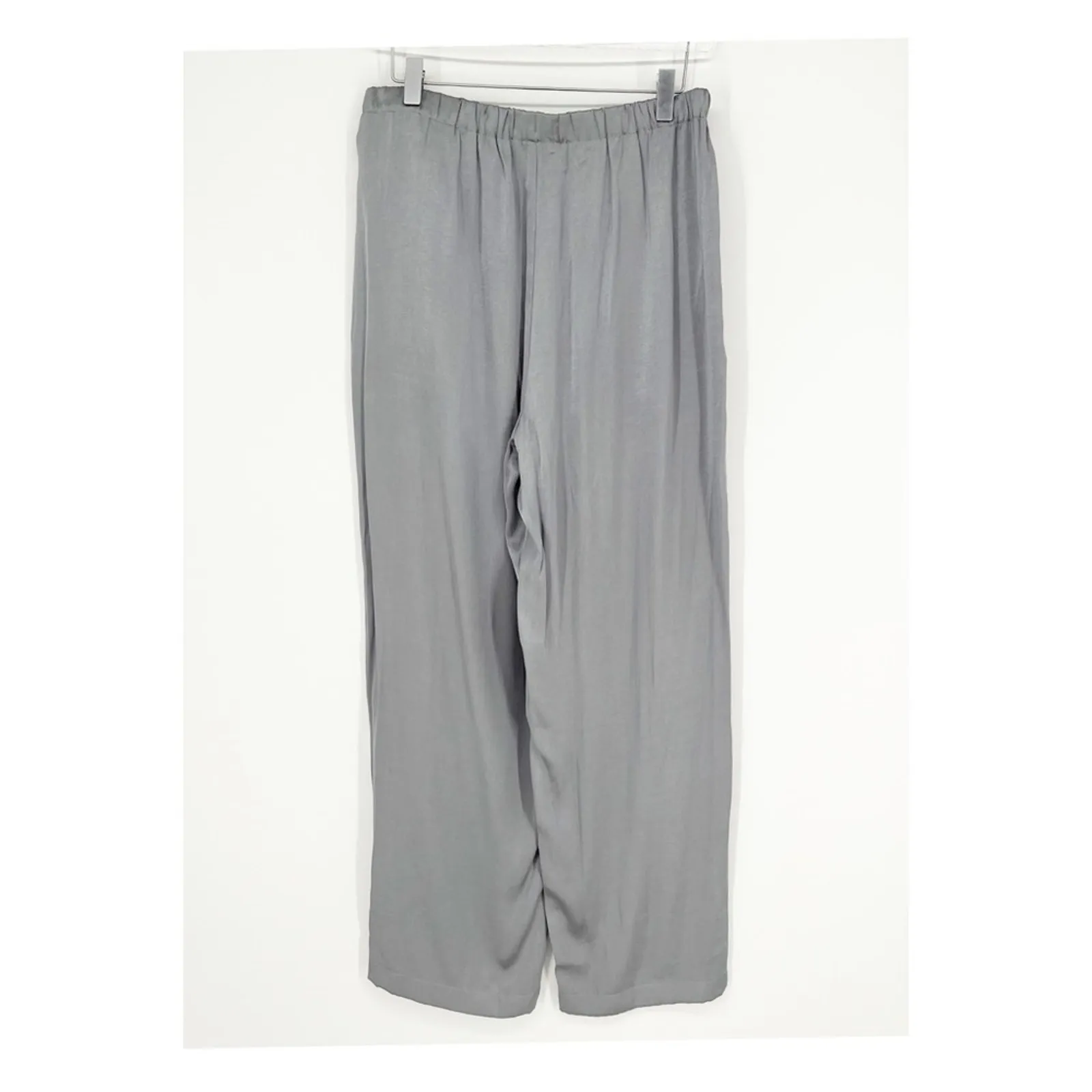 Madewell Straight Full Length Pull On Pants S‎ Grey - Image 3
