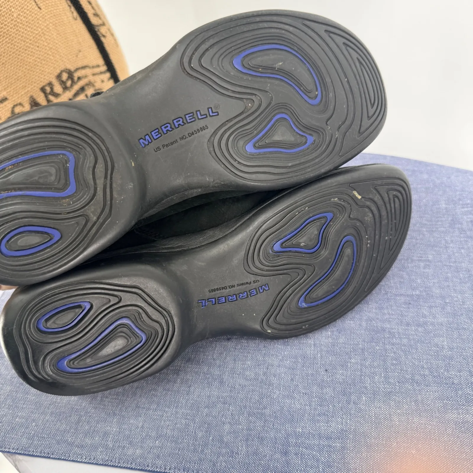 Merrell Topo Clutch Black Suede Mary Jane Clogs Comfort Shoe Women's 9.5 #450379 - Image 5