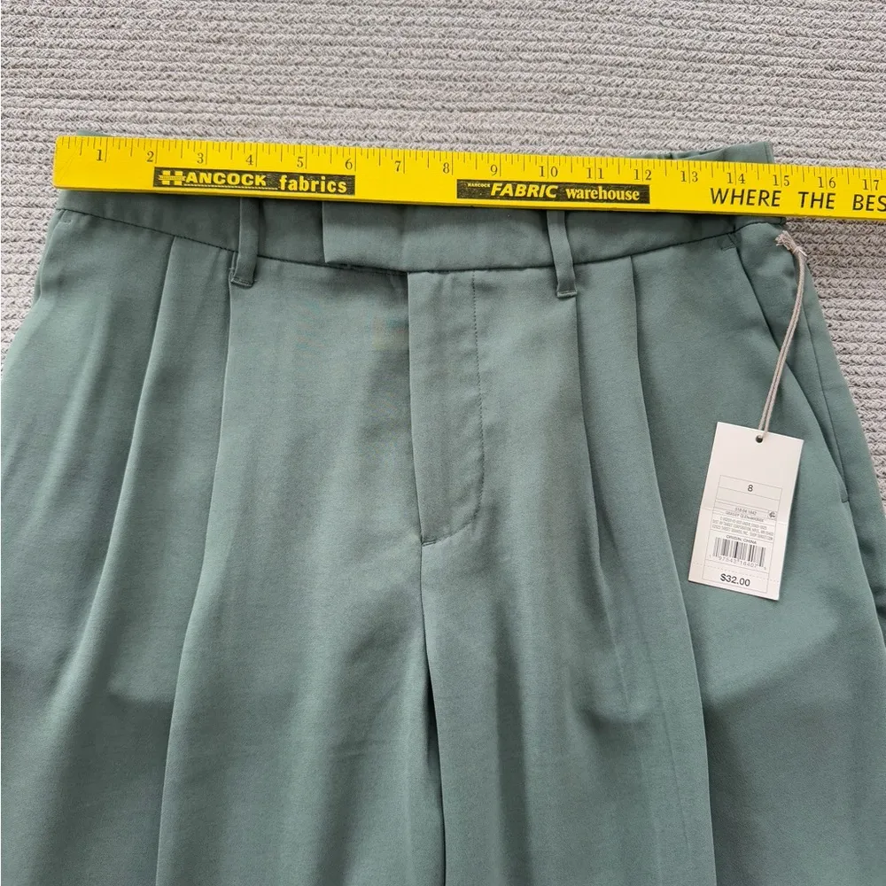 A New Day Sage Green High Rise Wide Leg Trousers Size 8 NWT - Image 7