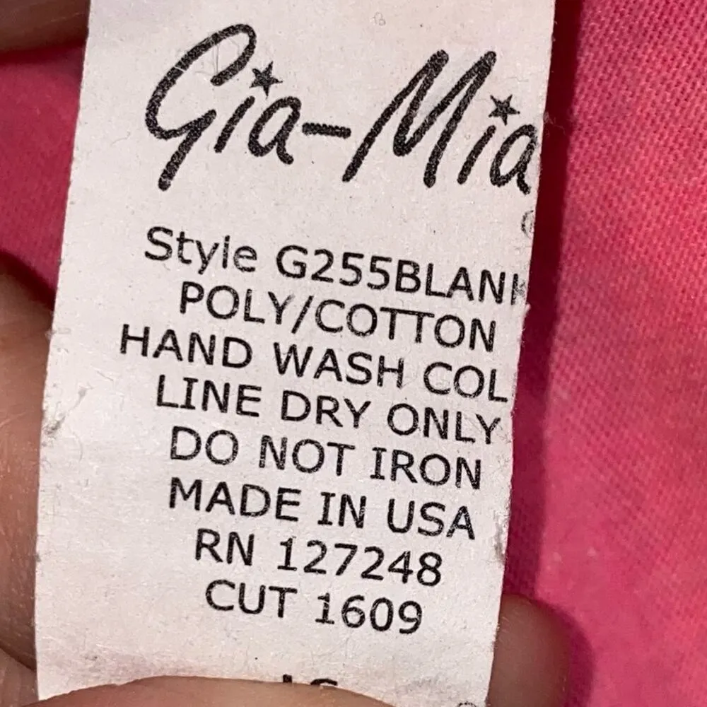 Gia Mia Hot Pink Dancer Tank Top Size XS - Image 3