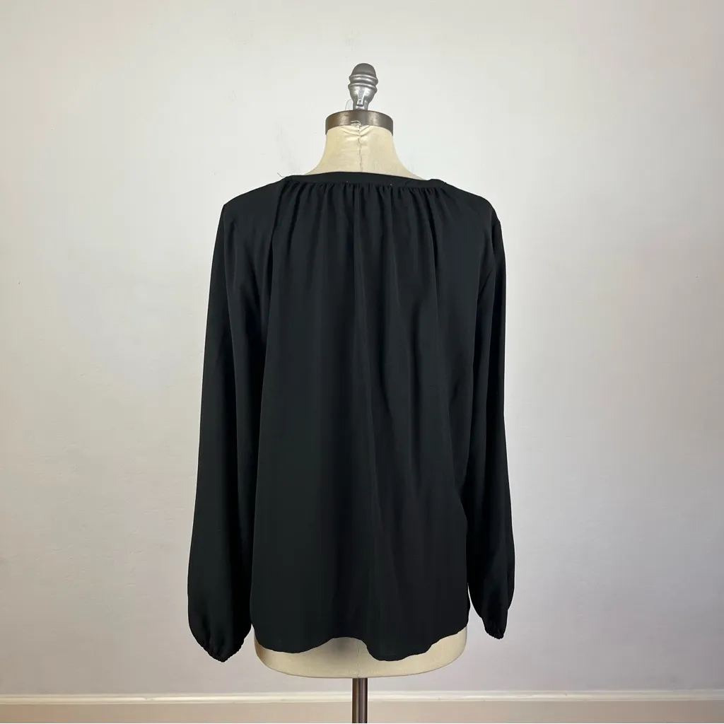 Michael Michael Kors Black Gold Studded Top Size L - Image 5