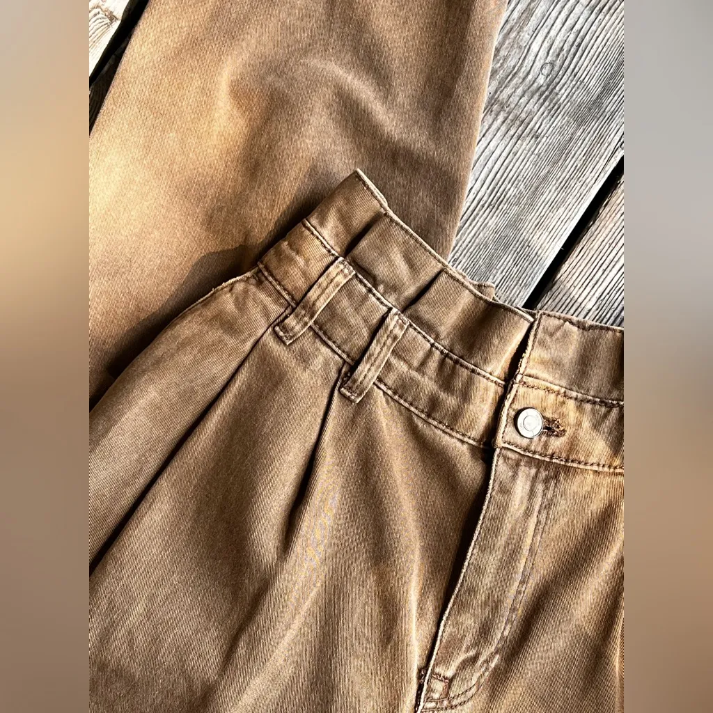 Zara Women’s Brown Paperbag pants - Image 7