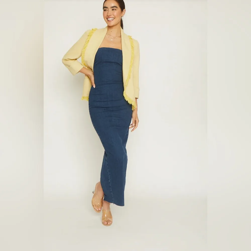 FRENCH MAUVE QUINN FRINGE TWEED JACKET - Image 5