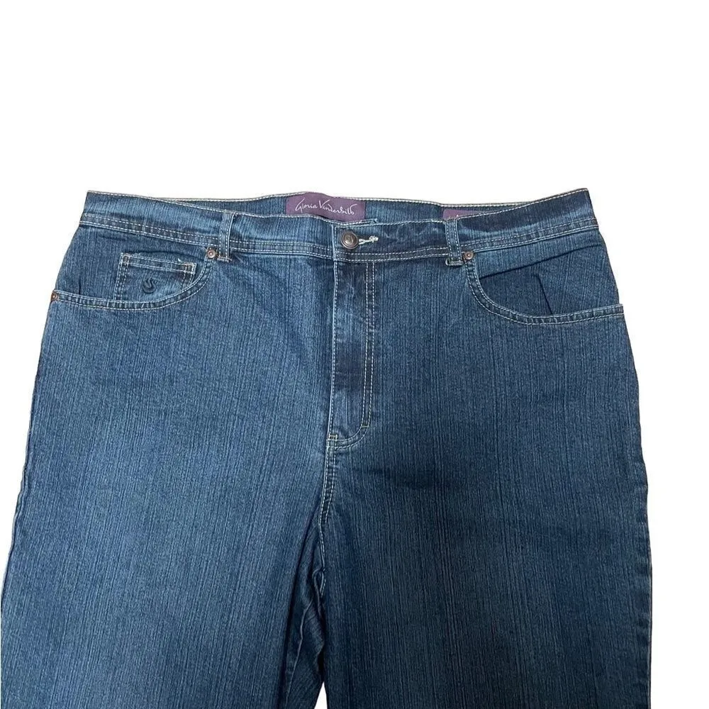 Torrid Denim Blue Ankle Crop Jeans Waist 46 - Image 3