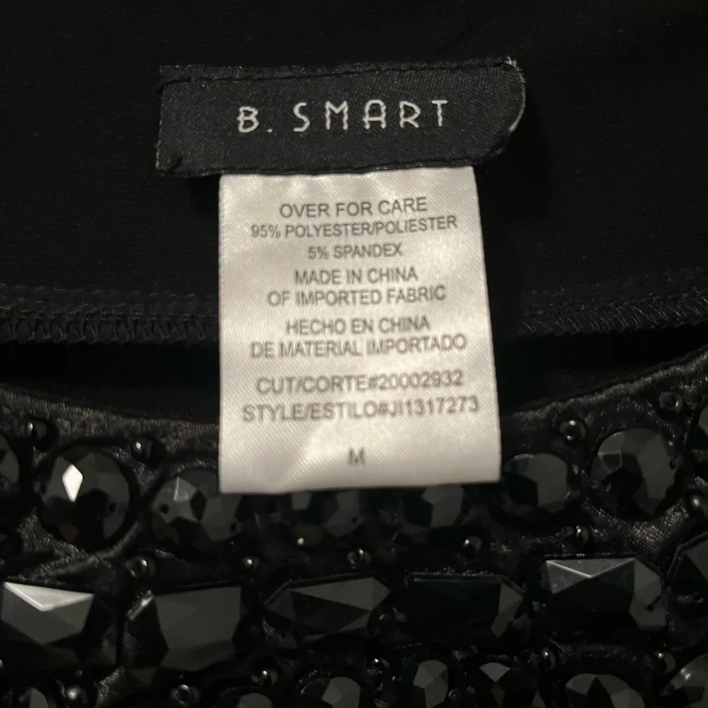 B Smart black beaded dress for Holidays - Image 2