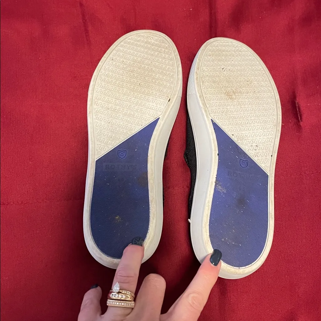 Rothy’s slip on black loafers - Image 5