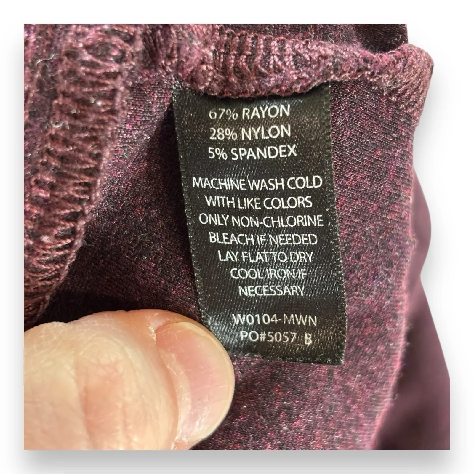 Betabrand Boot Cut Classic Dress Yoga Pants Size S Red - Image 4