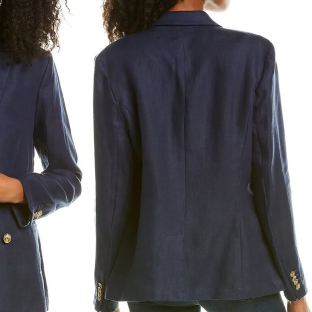 J.Mclaughlin Ressie Linen Jacket $368 size 8 holiday nwot double breasted blazer - Image 3