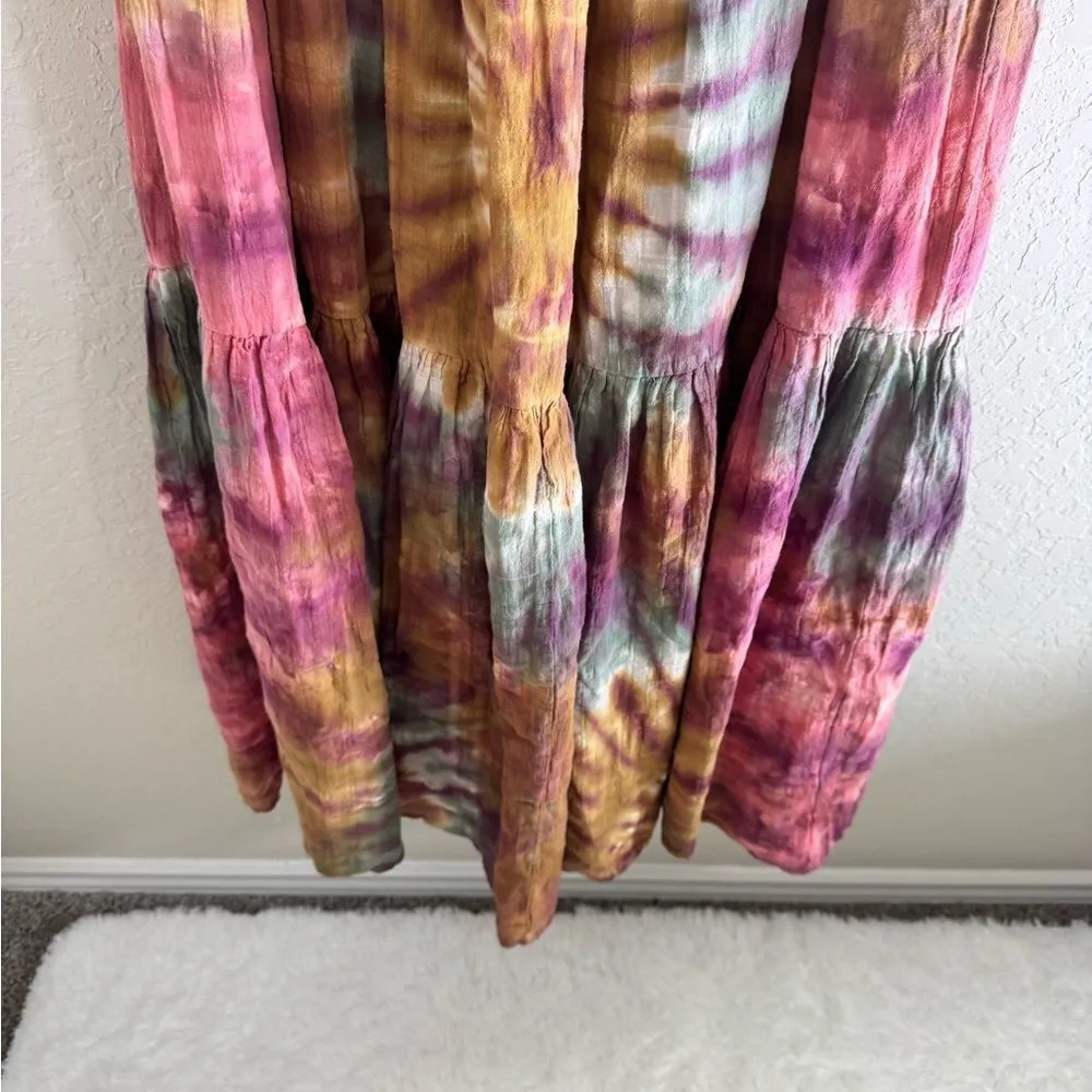 Free People Sunny Tie Dye Maxi Dress Young Fabulous & Broke - Image 7
