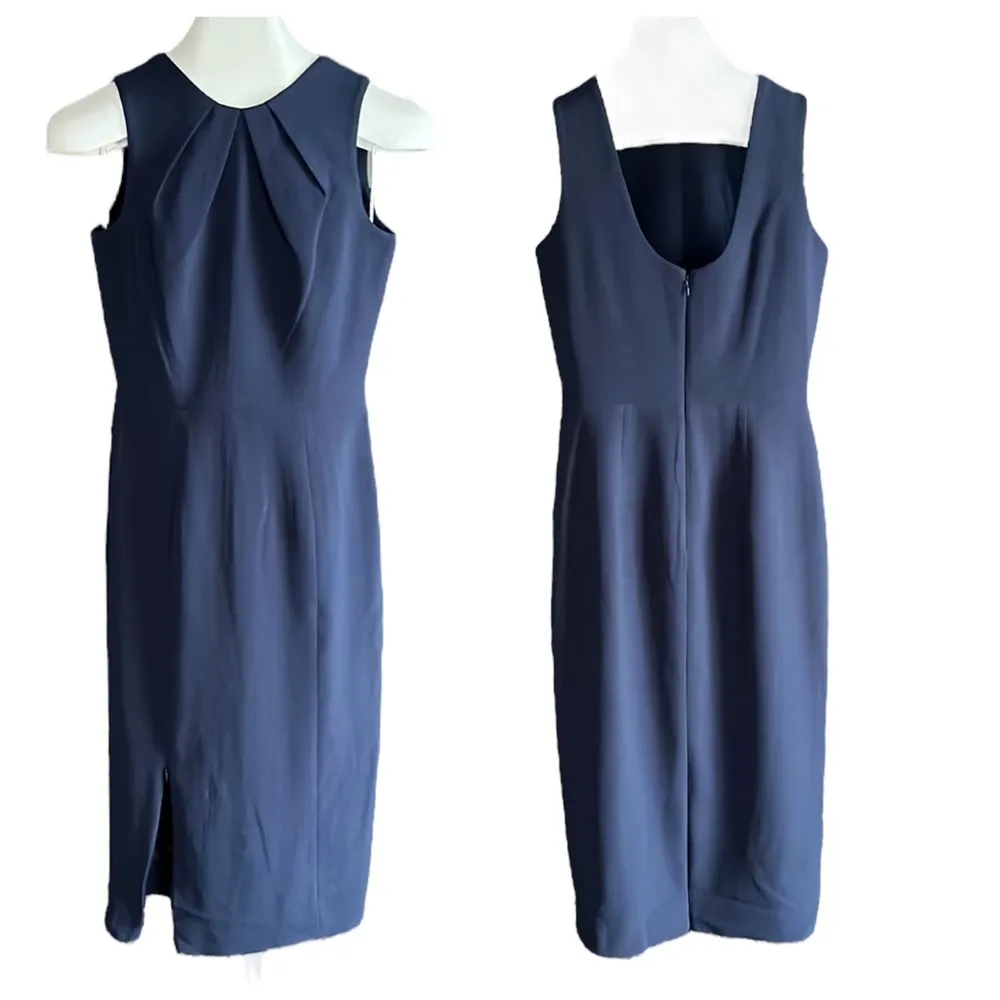 Dress the Population Simone Sleeveless Scoop Back Zipper Side Slit Sheat… - Image 2