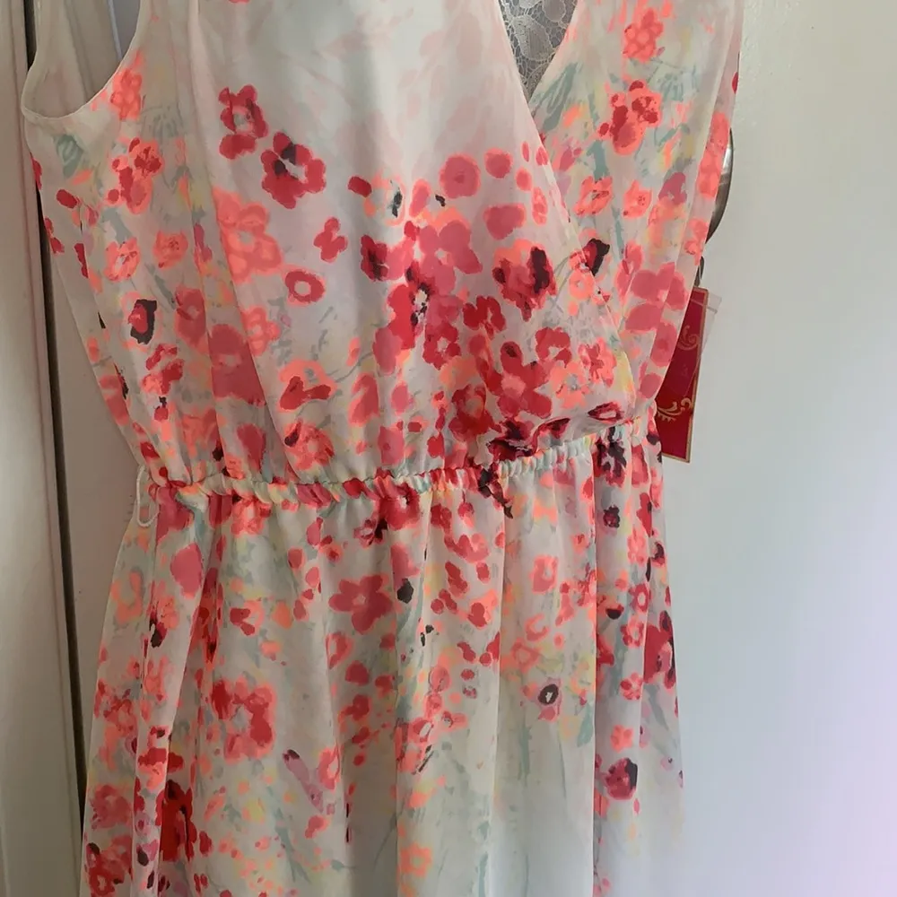 Candies spring mini dress size  L in floral new - Image 4