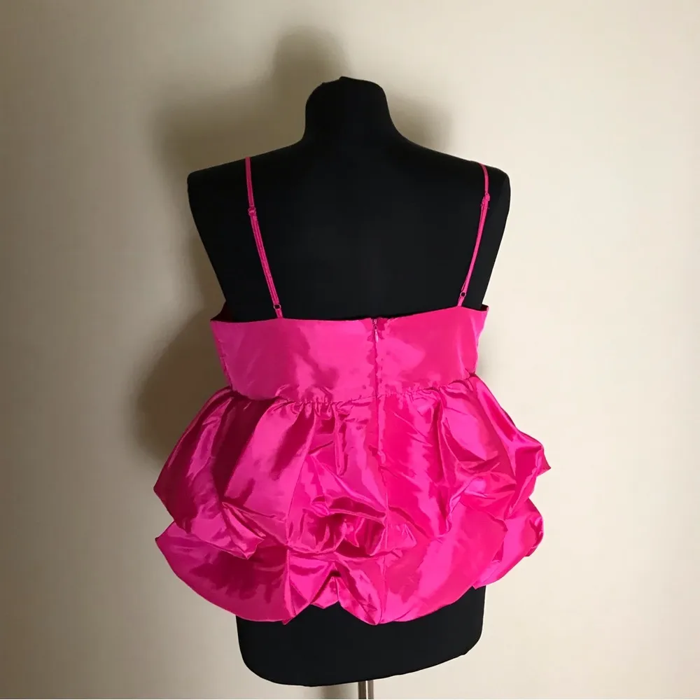 A New Day Fuchsia Satin Top NWT - Image 3