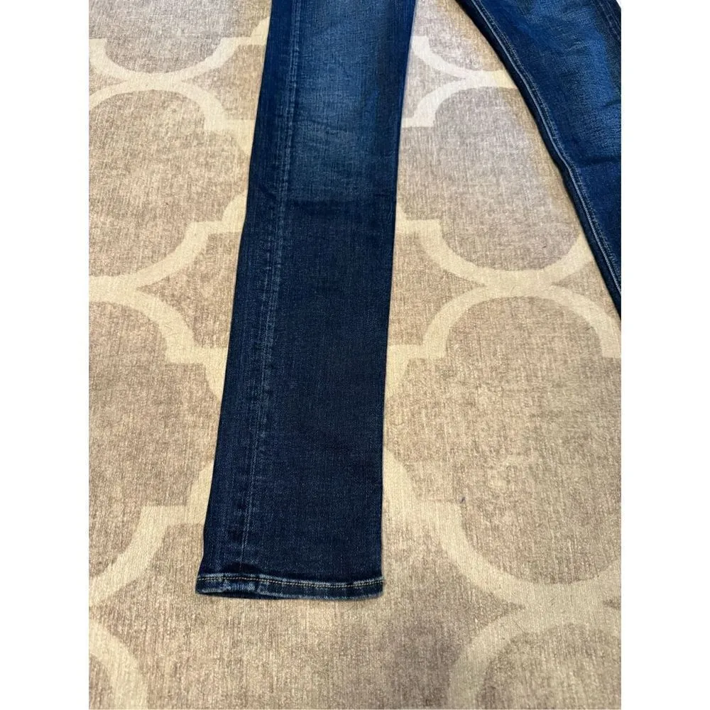 Rag & bone high rise skinny denim jeans size 24 dark wash - Image 2