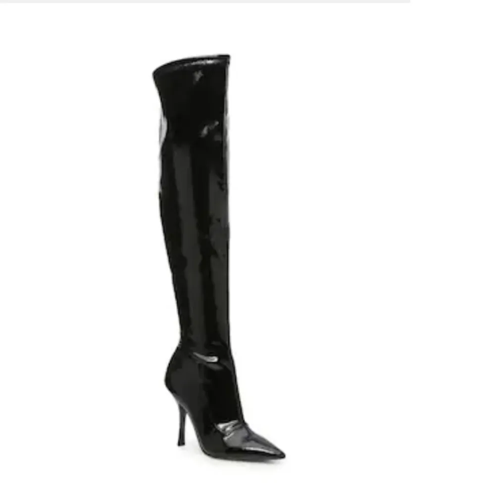 Mix No.6 patent knee high boots. 7.5 - Image 4