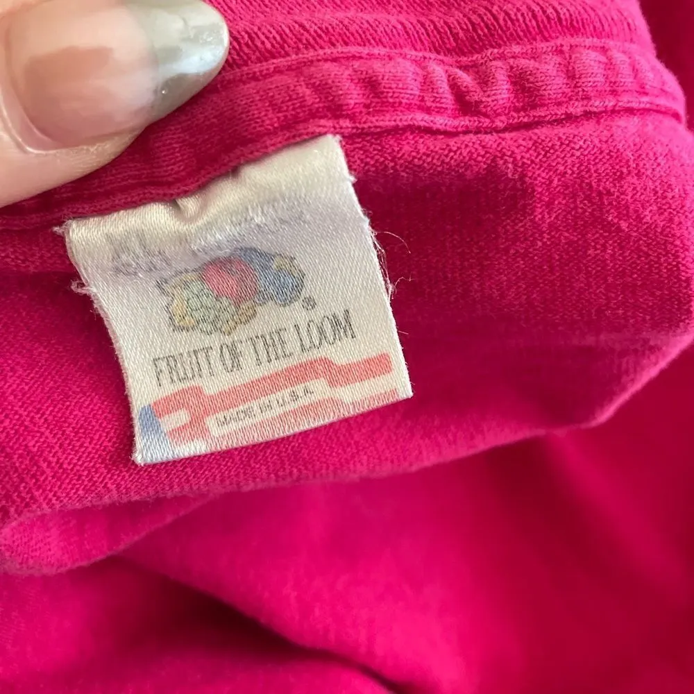 Vintage Single Stitch Graphic Tee Sz‎ XL Pink Express Yourself Confidence Love - Image 2