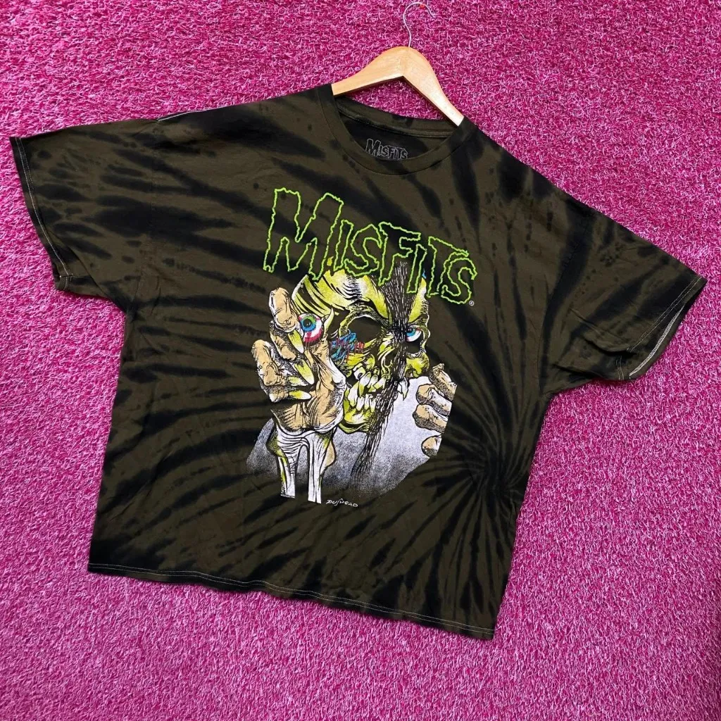 Misfits Mommy Can I Go Out & Kill Oversized Band Tie Dye Extra Large - Image 3