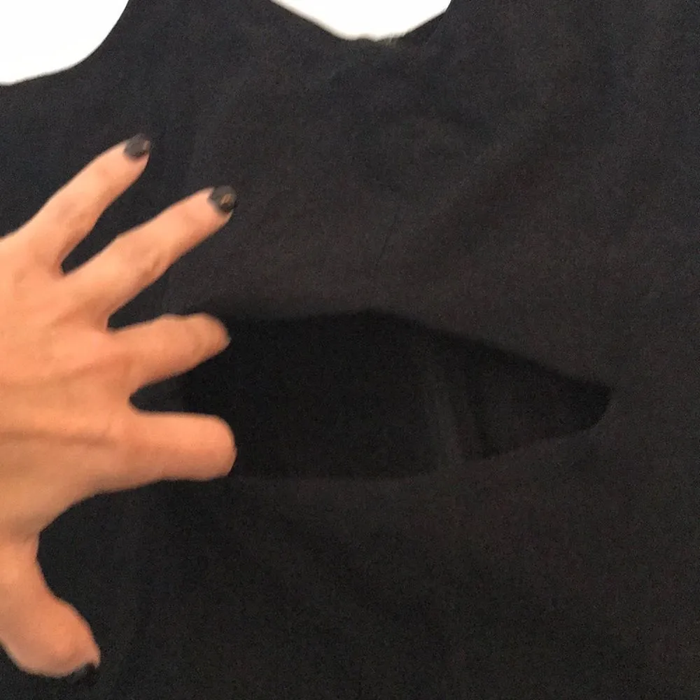 Black Cut Out Romper Medium - Image 3