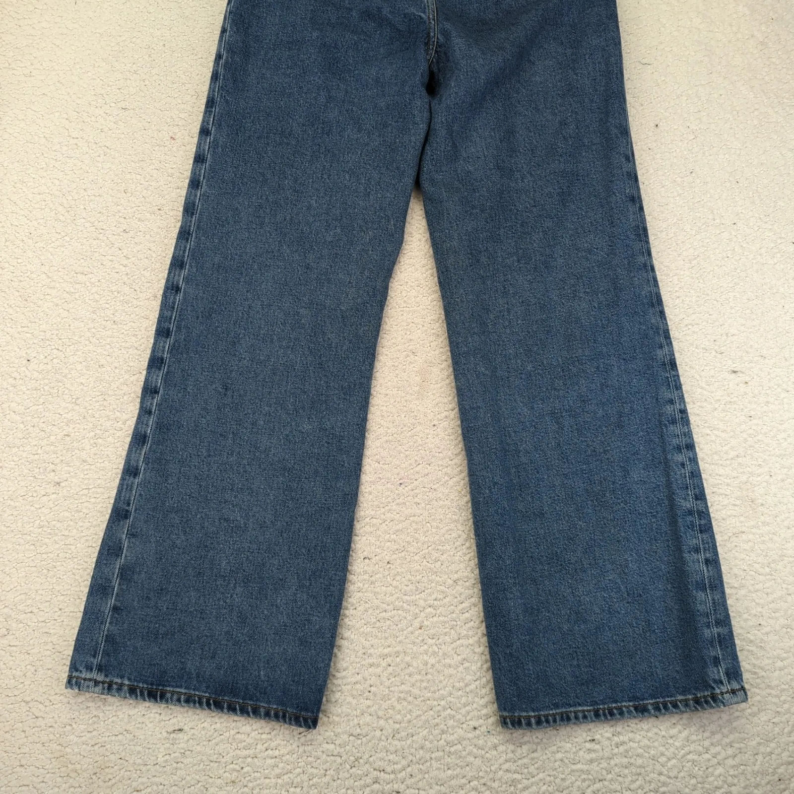 &‎ Other Stories Paris Atelier Wide Leg Denim Jeans Belt Small EU Size 36 Blue - Image 6
