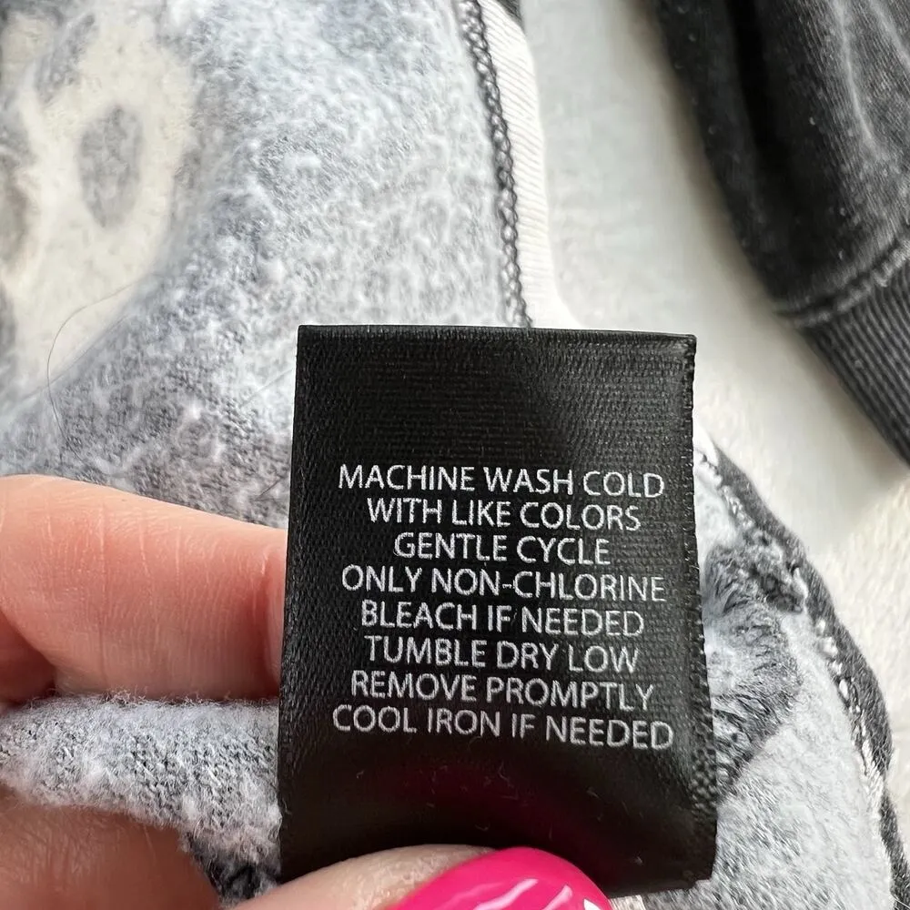 Torrid Plus 1X Sweatshirt Skulls Tunic Classic Fit Cozy Fleece Crew Neck Raglan - Image 7