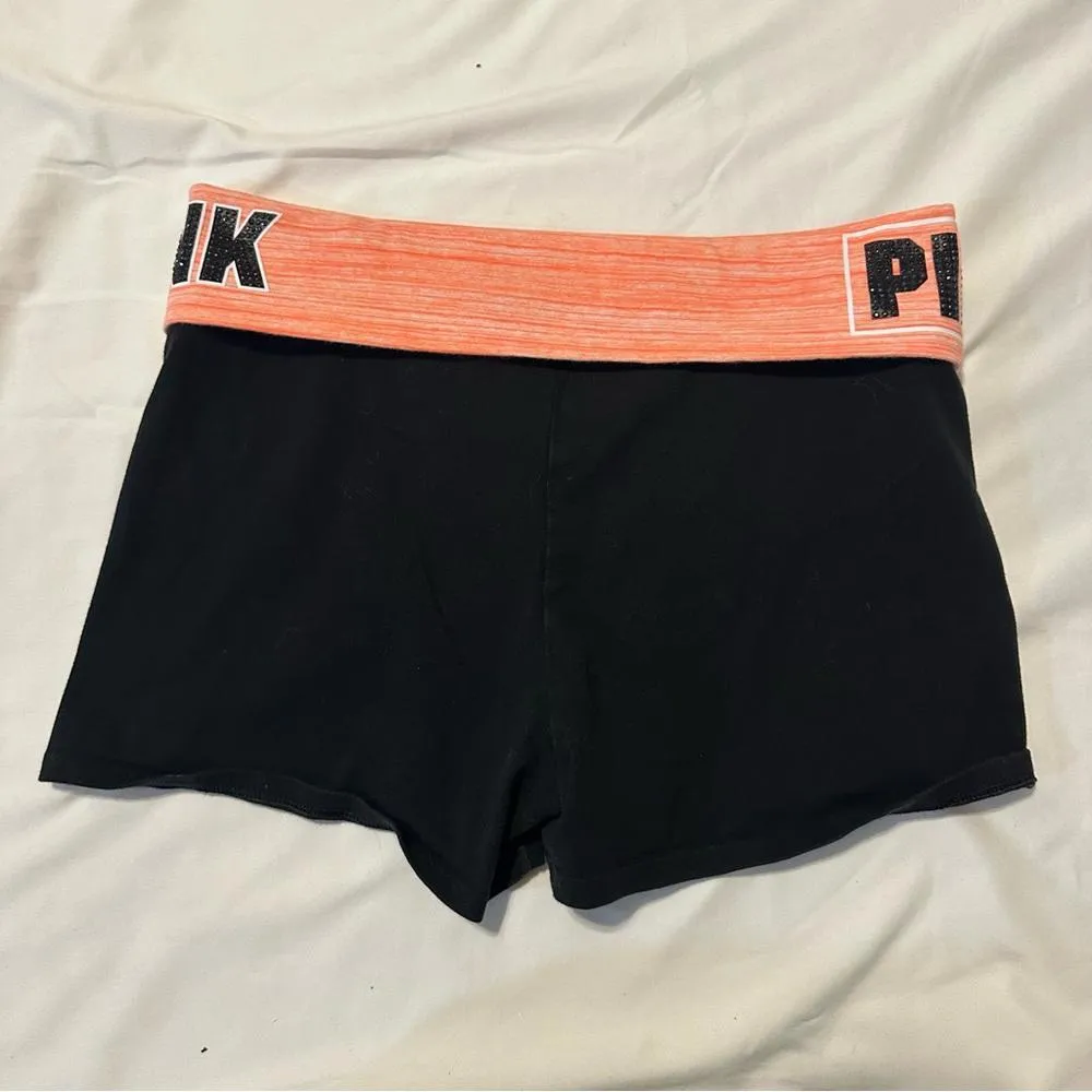 Y2K PINK Victoria Secret YOGA SHORTIE SHORTS - Image 2