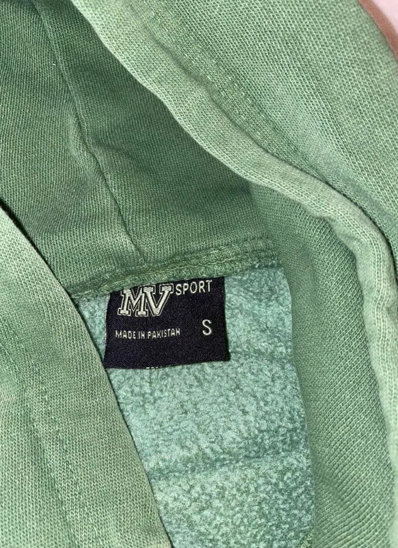 Distressed Boston Hoodie Green - Image 3