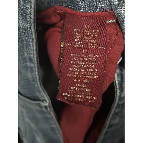 VTG Sassoon New York Paris Ooh‎ La La Women 14 Relaxed Denim Blue Jeans Casual - Image 6