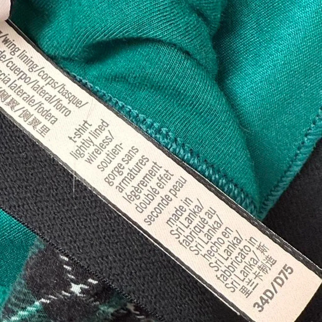 Victoria’s Secret Plaid Bling Bra - Image 4