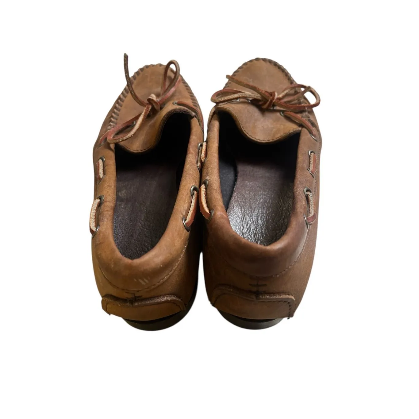 Vintage Eddie Bauer slip on moccasins sz 9B - Image 3