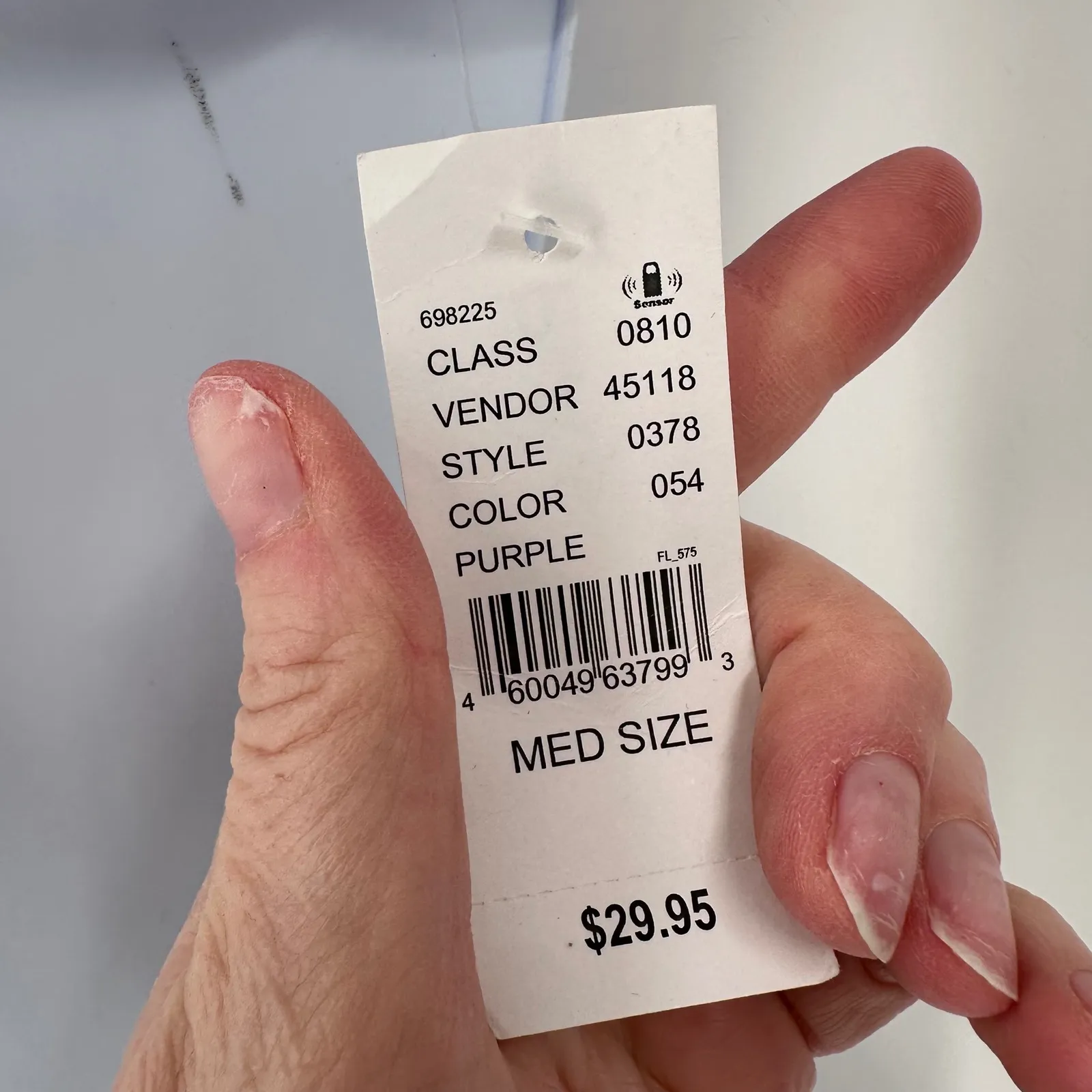 NWT PacSun Ribbed Triangle Bikini Set Purple Medium Racerback Lavender - Image 8