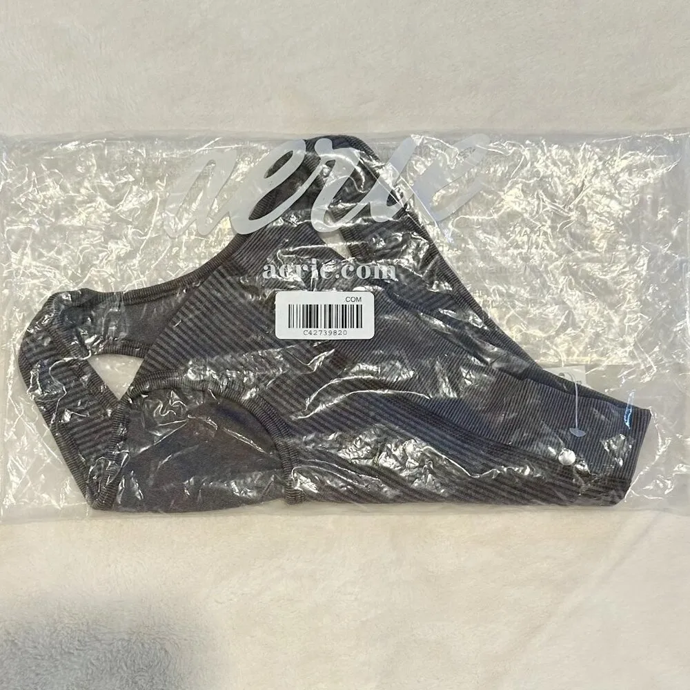 NWT Offline by Aerie Ribbed Seamless Sports Bra - Size: XXS - Image 6