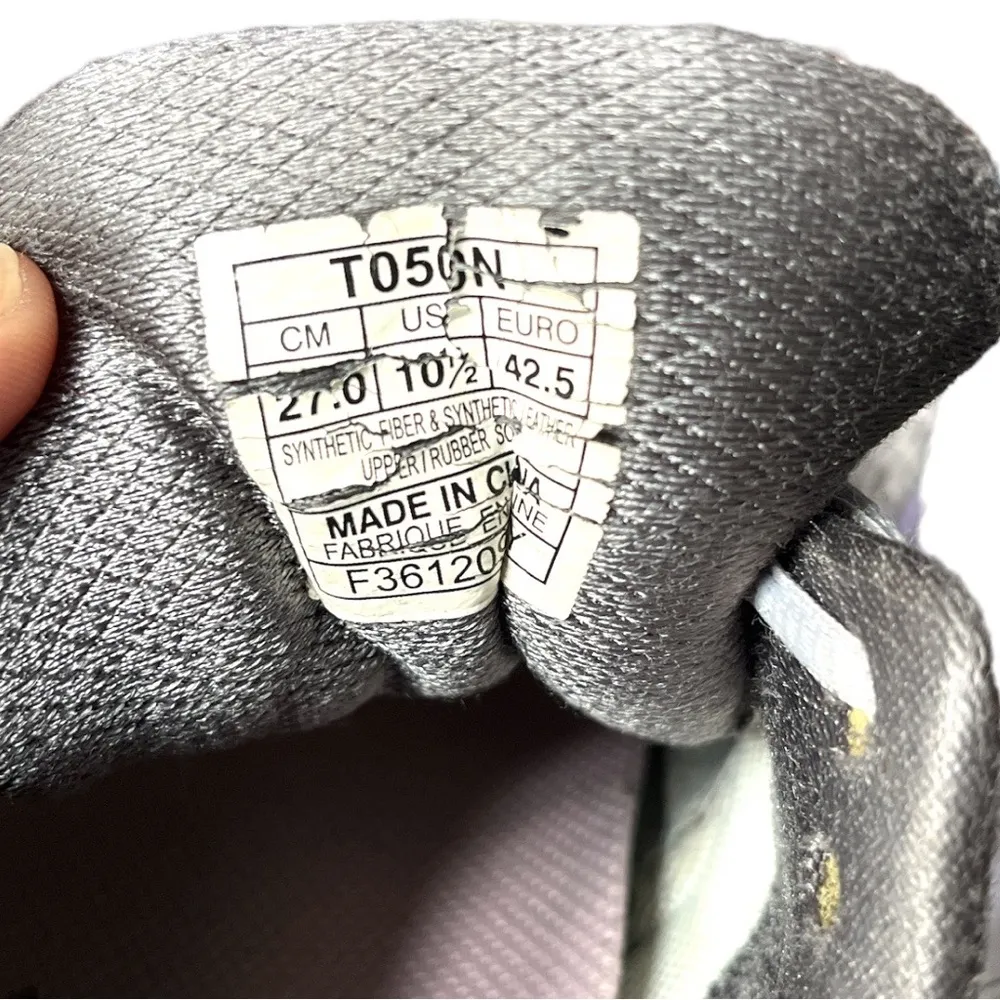 ASICS Gel-Kayano 16 Running Shoes White Blue Silver Size 10.5 - Image 7