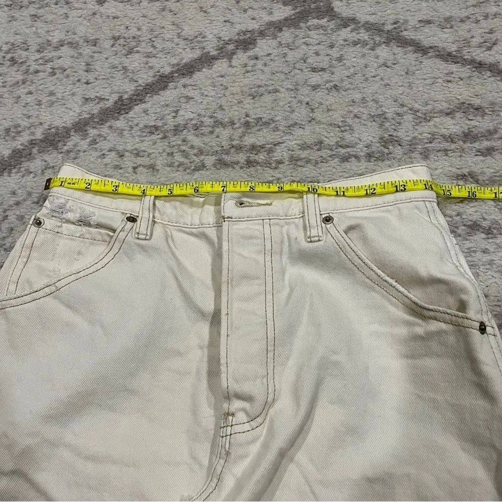 Free People Brea Cut Off Denim Skirt - Image 14