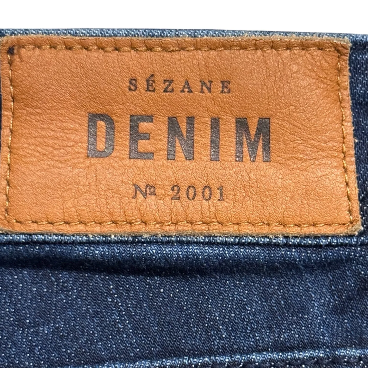 Sezane The Perfect Slim Jeans Women's Size 26 Dark Wash Classic Minimalist Denim - Image 8