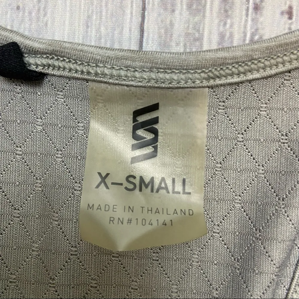 Second Skin Gray Racerback Tank Top. Size XS. EUC - Image 8