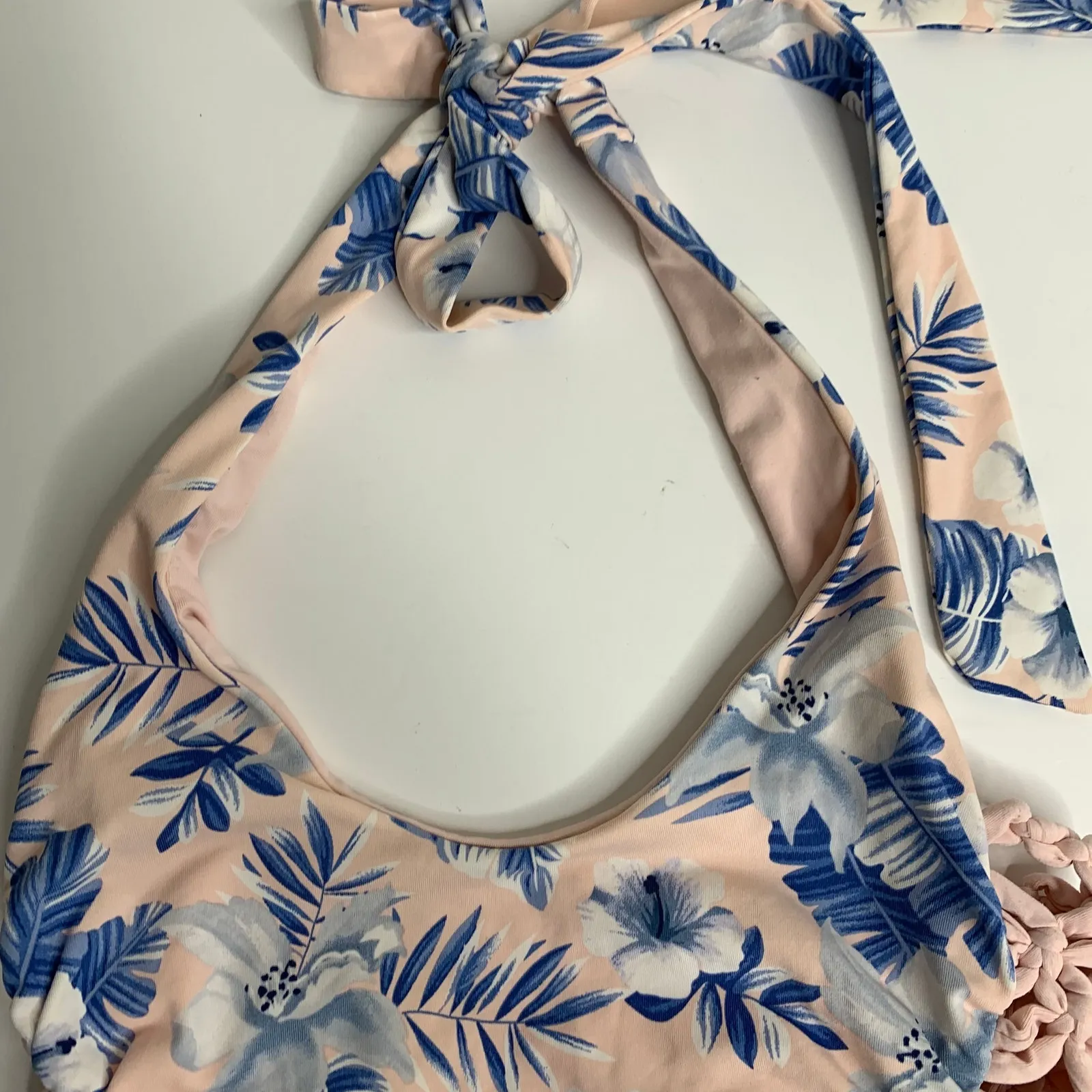 Frankie’s Bikinis Camilla One Piece Floral Pink Cutout Womens Cheeky Size XS - Image 7